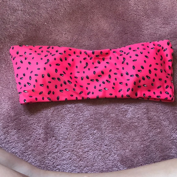 Zaful Other - Watermelon bikini bandeau top